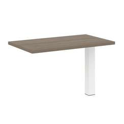 Yalta Брифинг-приставка LT.BR-2 Вяз Благородный/Металл Белый 1200*700*750