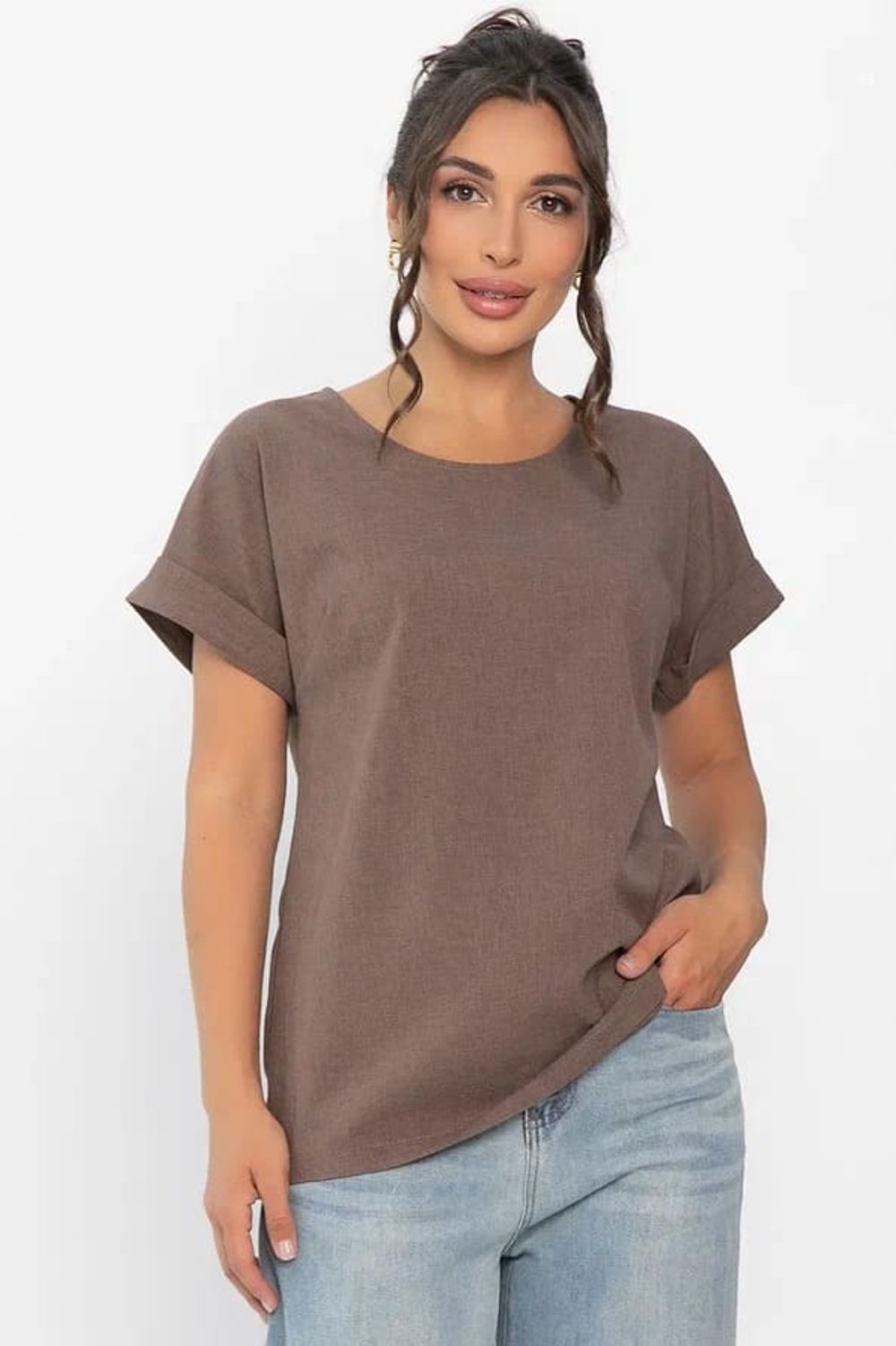 Блуза Фортуна (капучино) Б13909-19М LT Collection