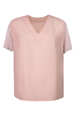 Блузка женская 3258зп, розовый #284Рл093258зп