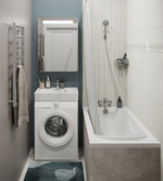 Раковина Santek Клио 60х51 с кронштейнами и сифоном 1WH501784