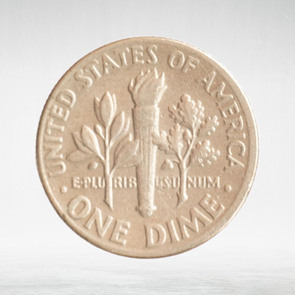 USA, 1 Dime, 1974 - Roosevelt Dime, XF