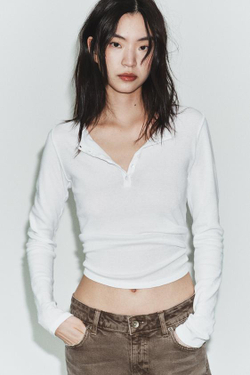 ZARA ДЖИНСЫ TRF BOOTCUT С НИЗКОЙ ПОСАДКОЙ, КОРИЧНЕВЫЙ