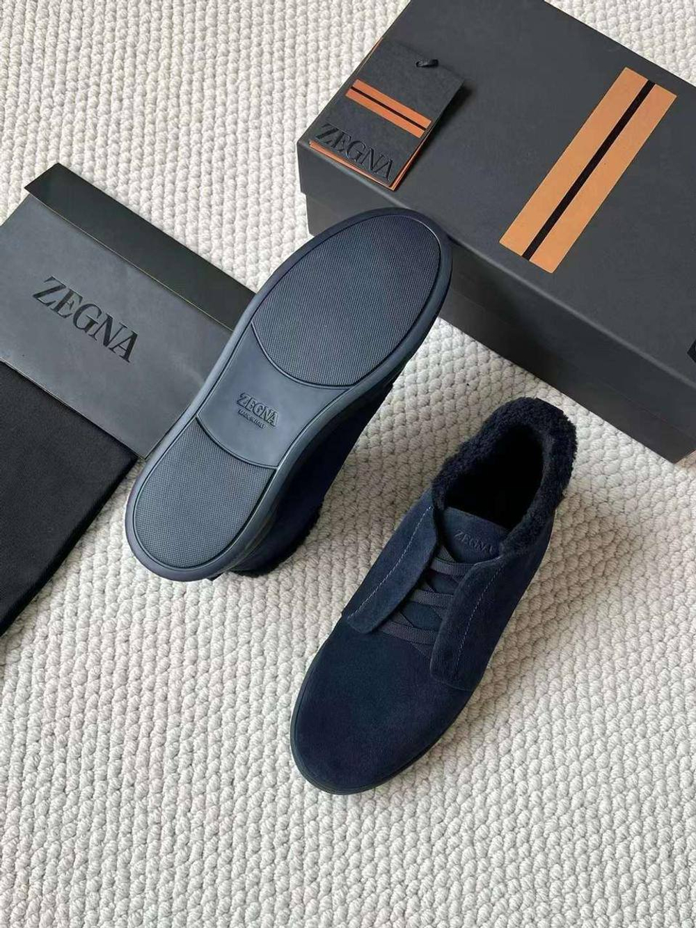 Высокие кеды Zegna