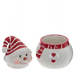 GAEM Емкость для сыпучих продуктов "Снеговик", 350 мл, L10 W10 H15 см