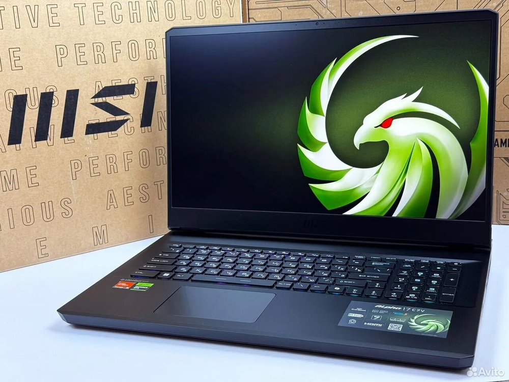 Игровой ноутбук MSI Alpha 17 Ryzen 9 7945HX RTX 4060 16GB 1TB 17.3" 2.5K 240Hz Win11 Русско-Английская клавиатура