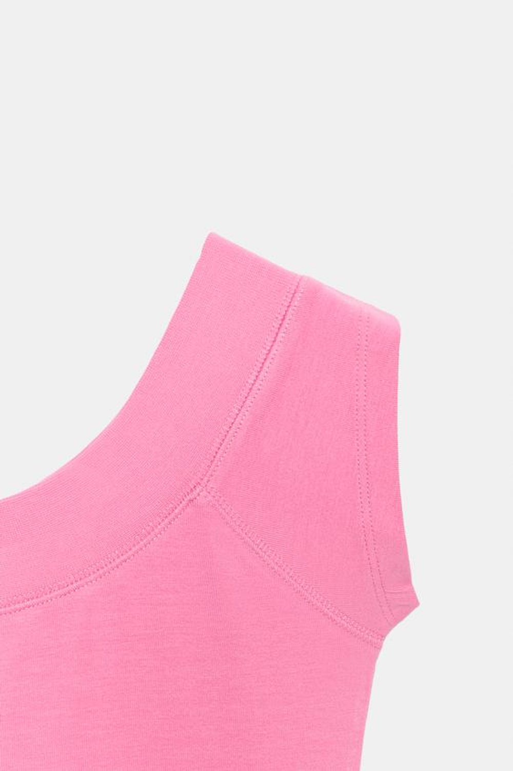 ZARA ТОП С ВЫРЕЗОМ «ЛОДОЧКА», ЦВЕТ РОЗОВОГО МЕЛА