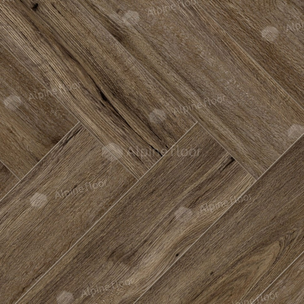 Ламинат Alpine Floor Herringbone 8 Pro LF102-10 Дуб Бордо