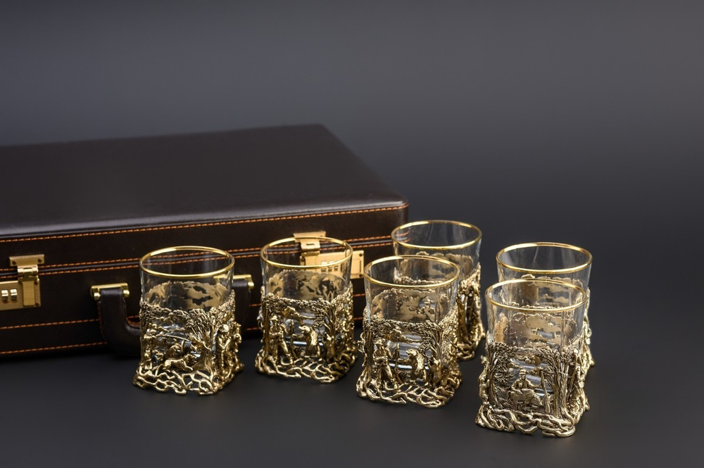 Набор стаканов для виски "Охота" 6 шт.