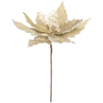 Украшение новогоднее «Пуансеттия - Сказка» 25 см, Золото