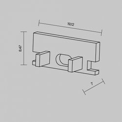 Набор заглушек для профиля Maytoni  642009