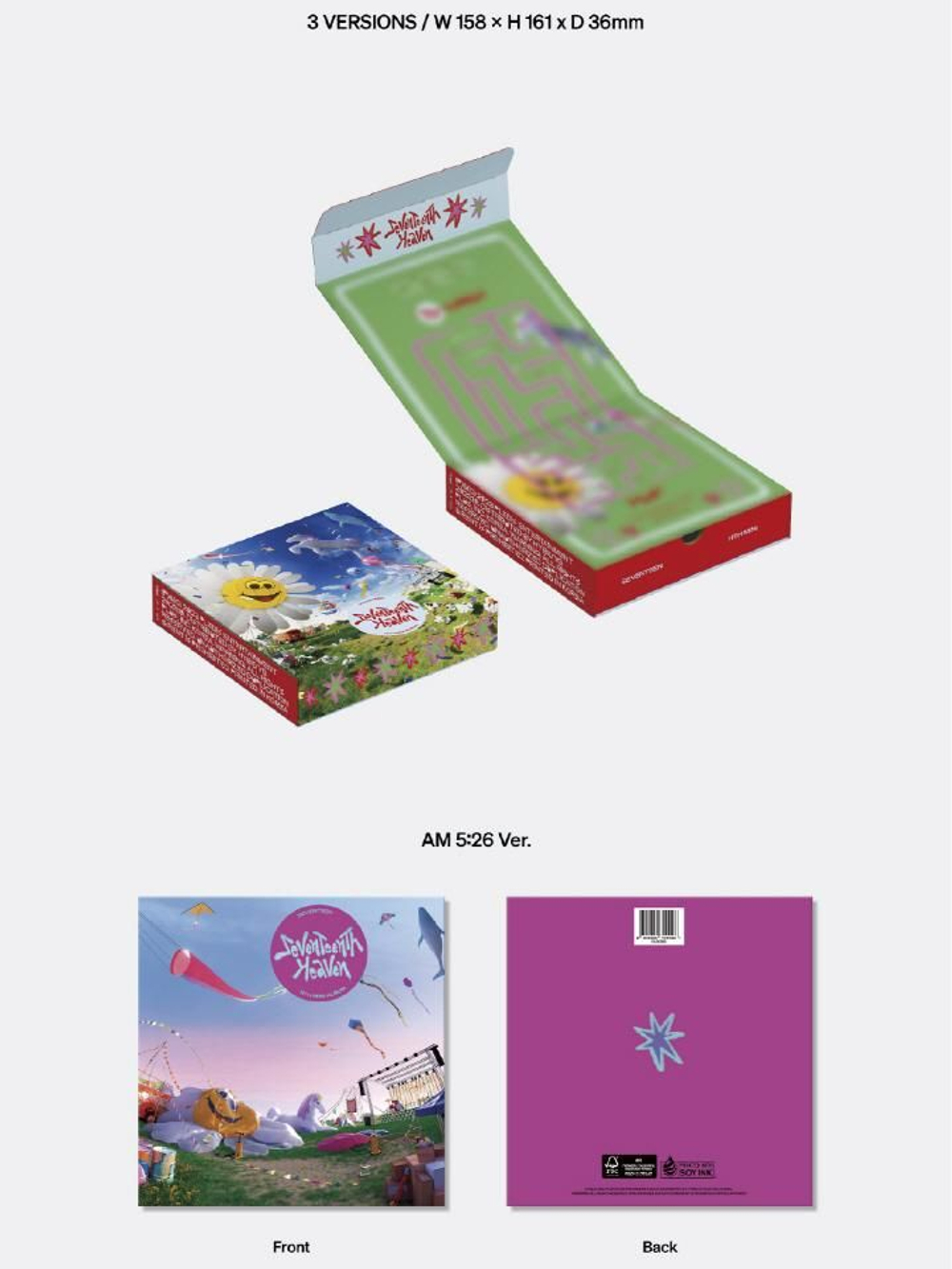 Альбом SEVENTEEN - SEVENTEENTH HEAVEN 11th Mini Album RANDOM Version
