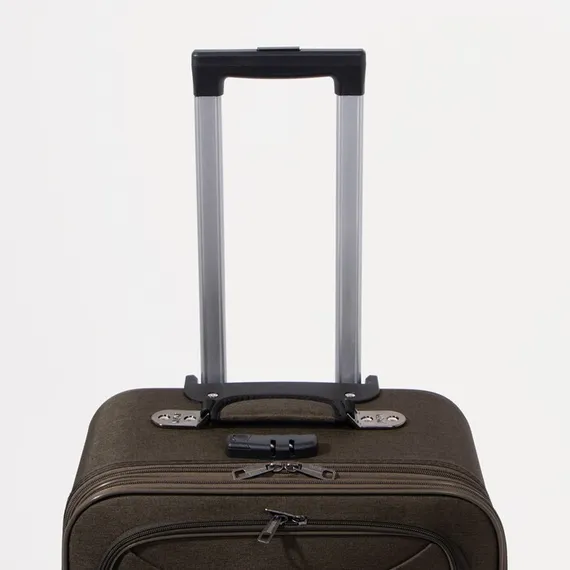 Чемодан средний 24&quot;, 2 наружных кармана, кодовый замок, цвет хаки