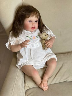 Кукла Реборн мягконабивная 60см в пакете (FA-522)