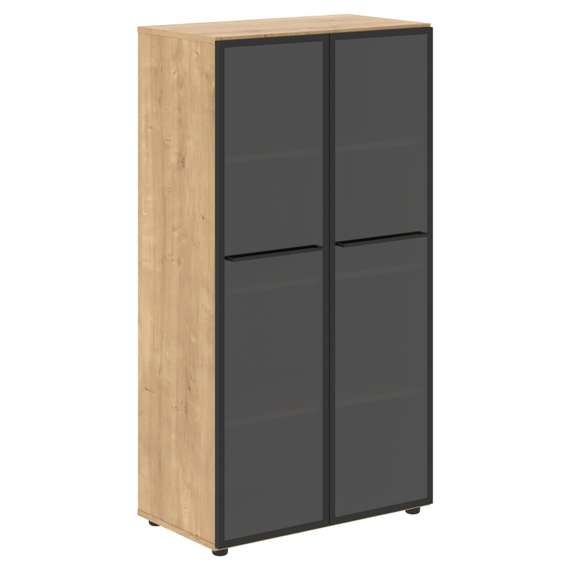 Шкаф со стеклянными дверьми LMC 80.2  800х430х1517 LOFTIS