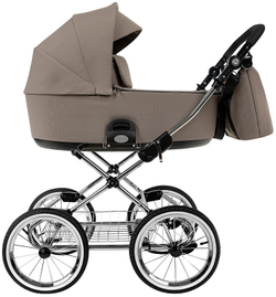 Детская коляска Roan Bass Next Classic d14 2.0 2 в 1 BSNC/90/2 Hazel/Black/руч.Black