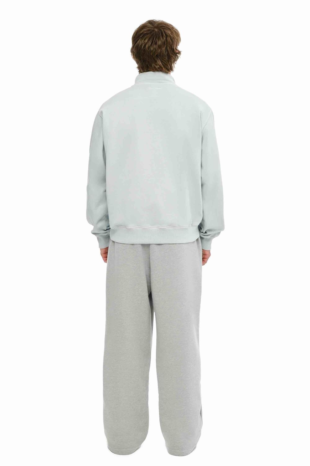 Толстовка Bruler d'Amour Garment Dyed Half-Zip Department of Love голубая