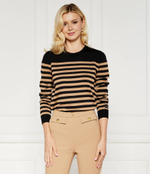 Хлопковый свитер Elisabetta Franchi - черный(MK69S46E2)