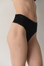 Трусики-стринги Bellie с высокой линией талии (Размер: XL) (Цвет: красный)