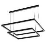 Citilux Дуэт CL719K211 LED Люстра подвесная с пультом Чёрная