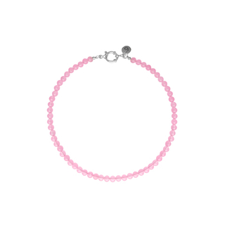 Колье из бусин камня ( rose aventurine )
