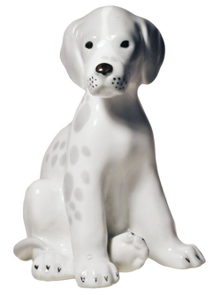 Фарфоровая статуэтка "Щенок мраморного дога" ЛФЗ