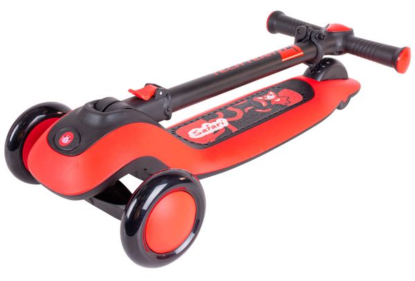 Детский складной трехколесный самокат TechTeam Safari от 3 до 5 лет