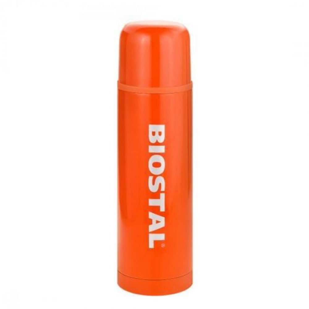 Термос BIOSTAL у/г с кноп.цветной оранж. 0.75л (NB750C-O)