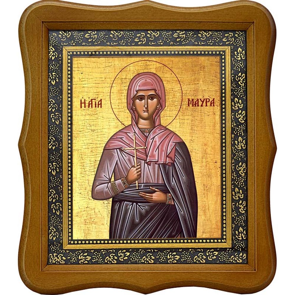 Мавра Фиваидская мученица. Икона на холсте.