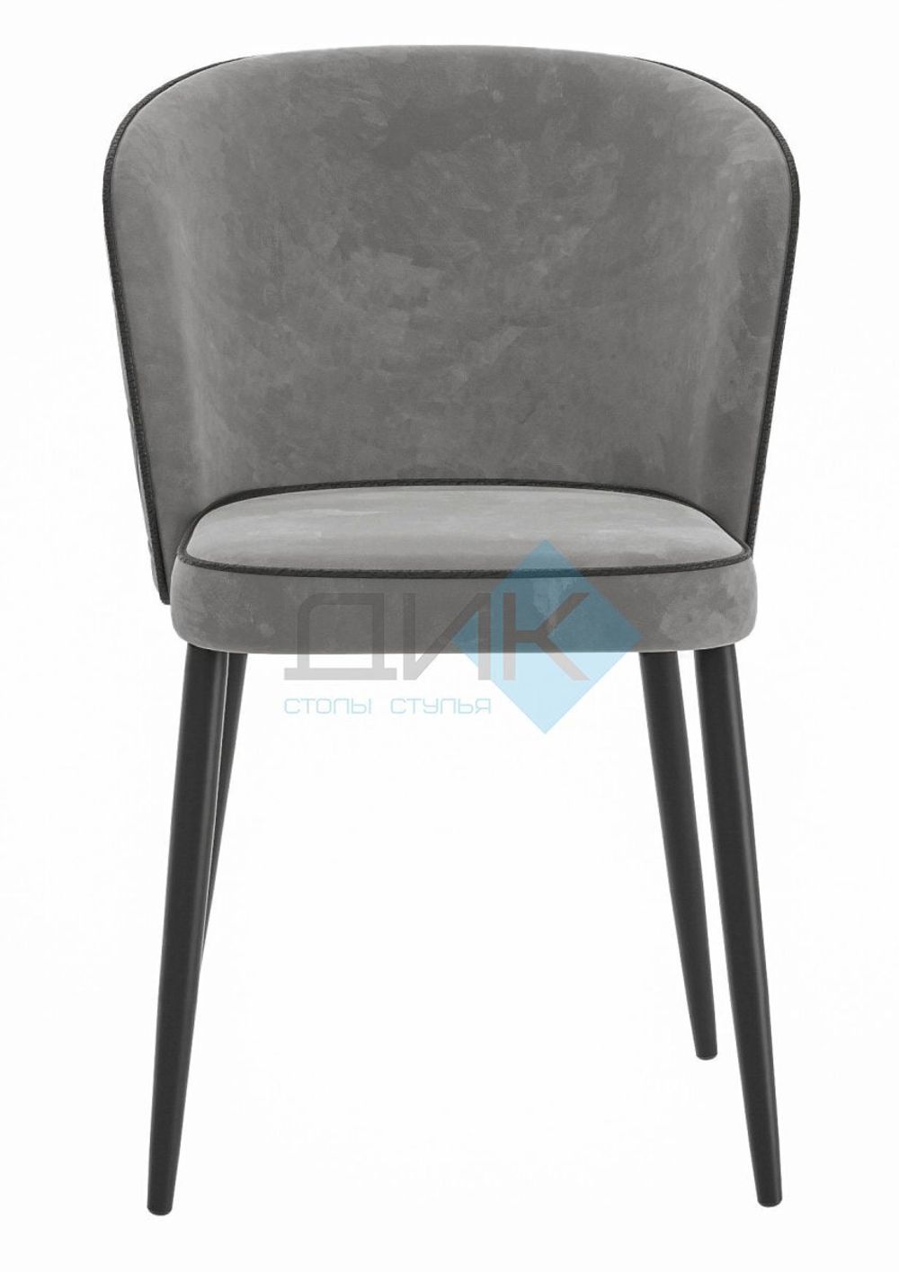 Стул DikLine 348 поворотный опоры чёрные