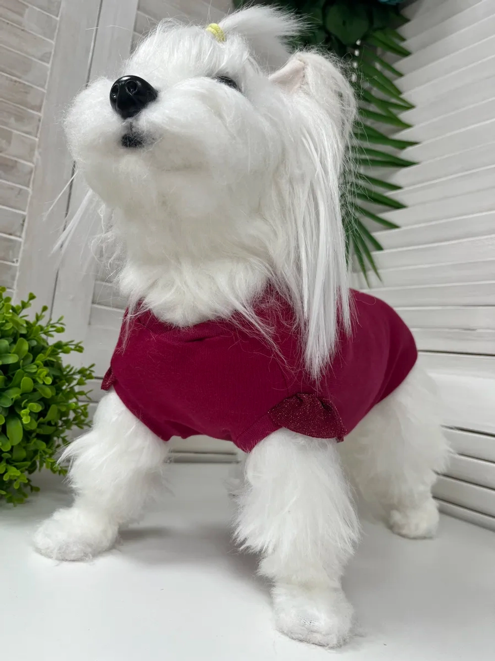 Трикотажная футболка для собак и кошек с рукавом