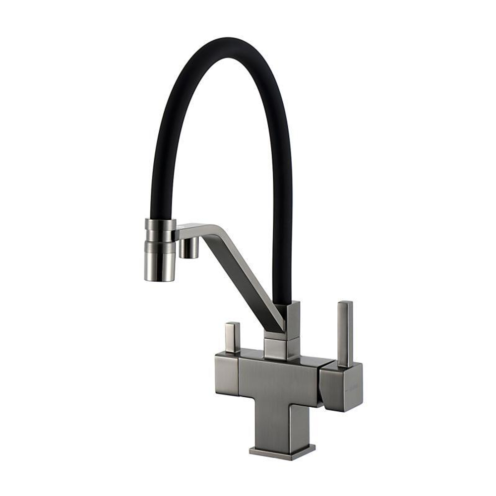 Смеситель для кухни с гибким изливом Gappo G4395-69