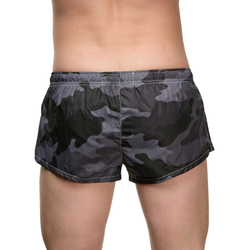 Мужские шорты с камуфляжным принтом Sesmik ALEX MILITARY BLACK