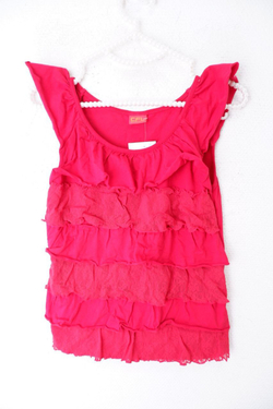 Топ Colors for Life с кружевом на 12-13 лет