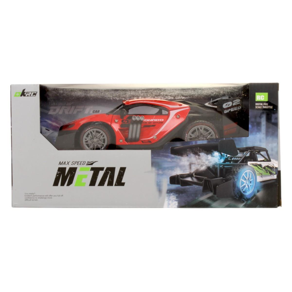 Машина классическая на РУ 24см, красная коробка 687-1