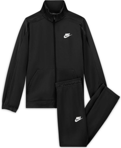 Костюм теннисный Nike Swoosh Poly Tracksuit U - black/black/white