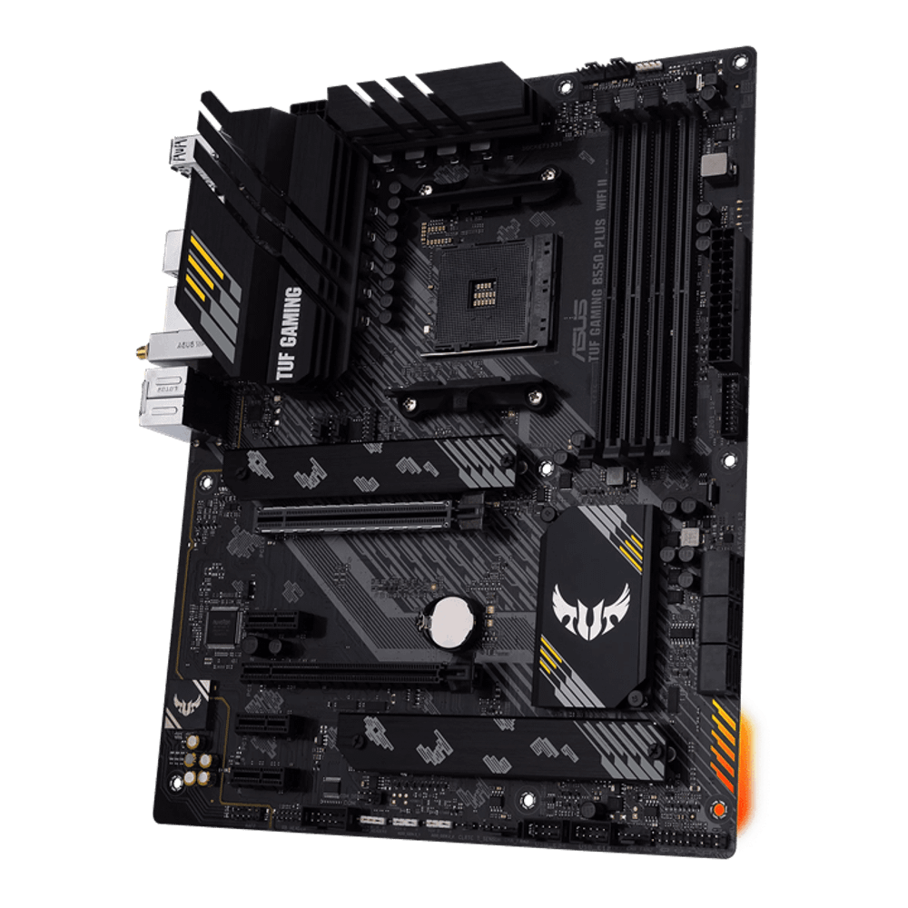 Материнская плата ASUS TUF GAMING B550-PLUS WIFI II AM4 4xDDR4 6xSATA3 2xM.2 RAID HDMI DP ATX