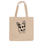 Тканевая сумка "Корги - портрет"