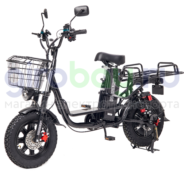Электровелосипед Jetson Monster Pro Black 1200W (60V/21Ah) круглый дисплей