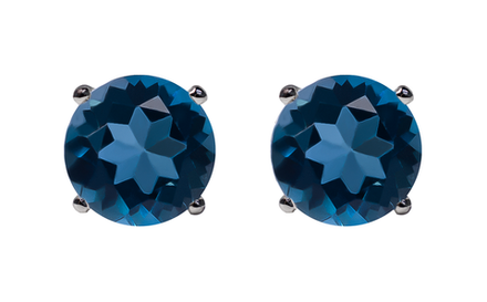 Пусеты с топазами London