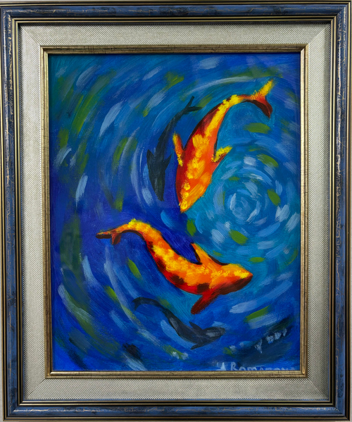 Картина «Золотые рыбки»