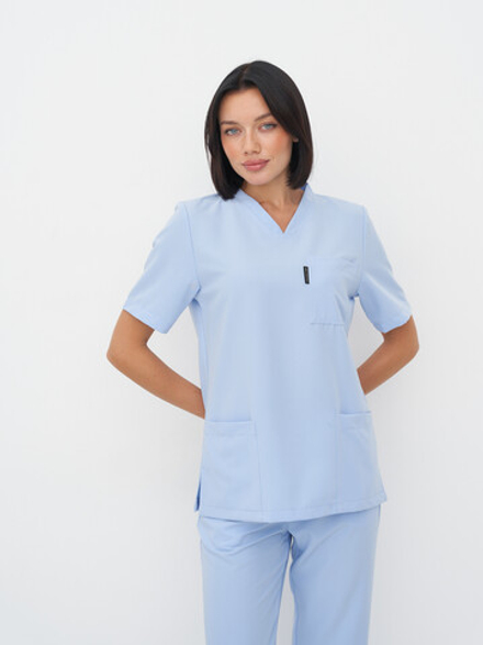 Блуза женская м640 liberty комфорт голубой034