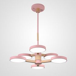 Люстра на штанге Imperiumloft TURNA Pink TURNA-DBL01