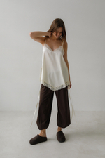 Топ шелк Асимметрия (шампань)