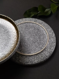 Набор 2 шт тарелок с бортиком, 25,3 см, Осень