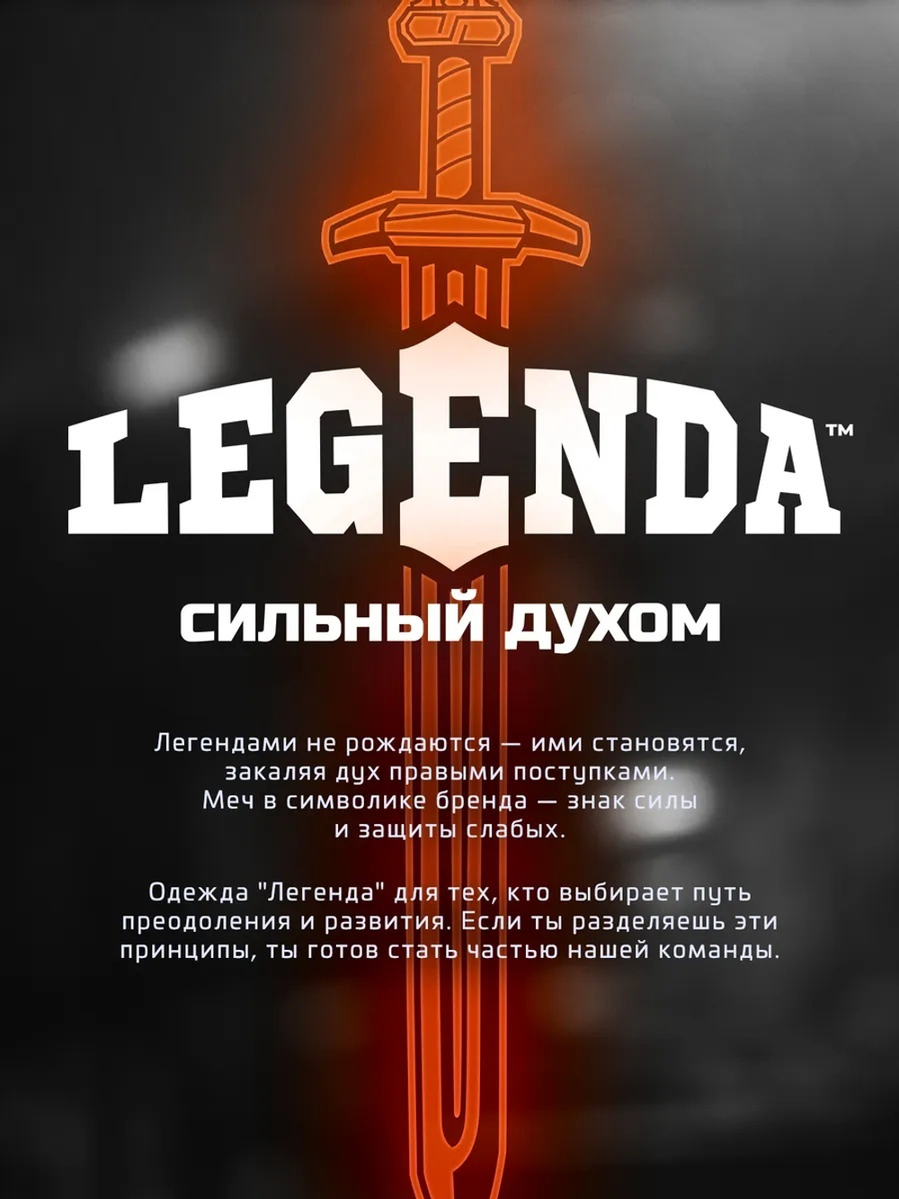 Шорты ММА Legenda Горы и Меч серый