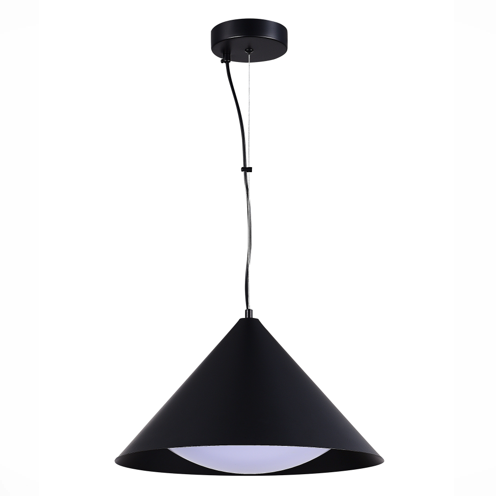 SL6501.413.01 Светильник подвесной ST-Luce Черный/Черный LED 1*12W 3000K