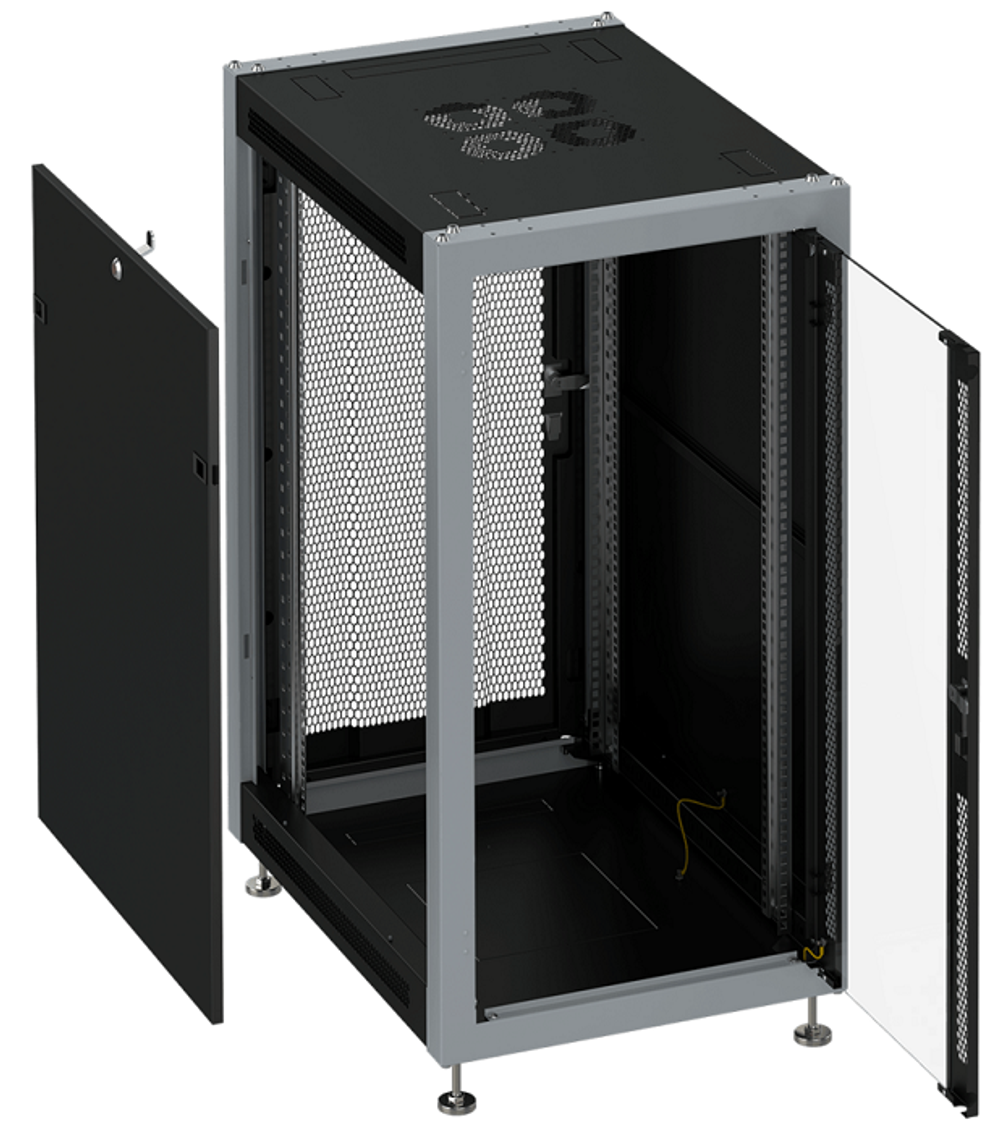 Шкаф напольный 19", 15U SYSMATRIX SL 6615.913