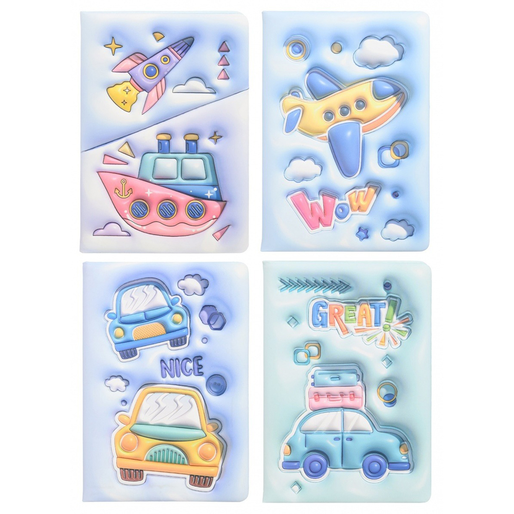 Блокнот Basir, формат А5, серия "Транспорт", мягкая обложка, 80 листов, размер 20*14 см