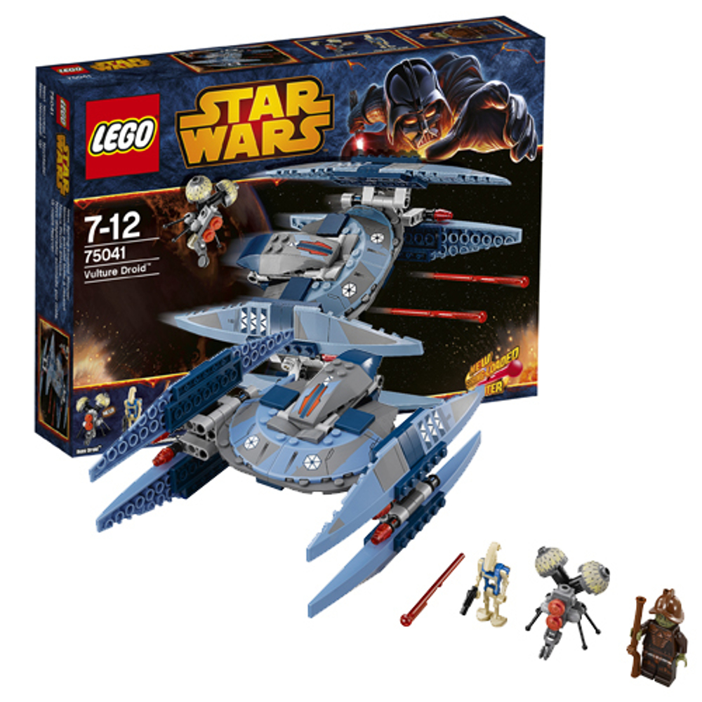 LEGO Star Wars: Дроид Стервятник 75041 — Vulture Droid — Лего Звездные войны Стар Ворз