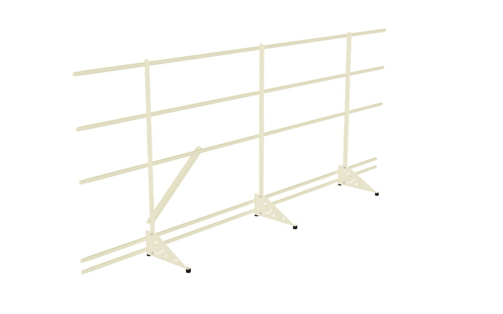 Кровельное ограждение Fachmann KO/SK/SN-1200-3-3000 RAL